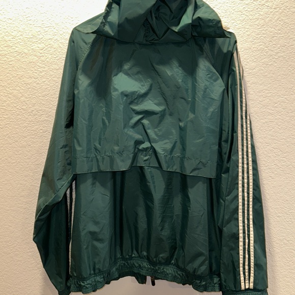 VINTAGE ADIDAS GREEN TRACK ZIP UP - Picture 4 of 7